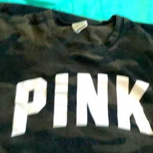 Pink flower long sleeve top